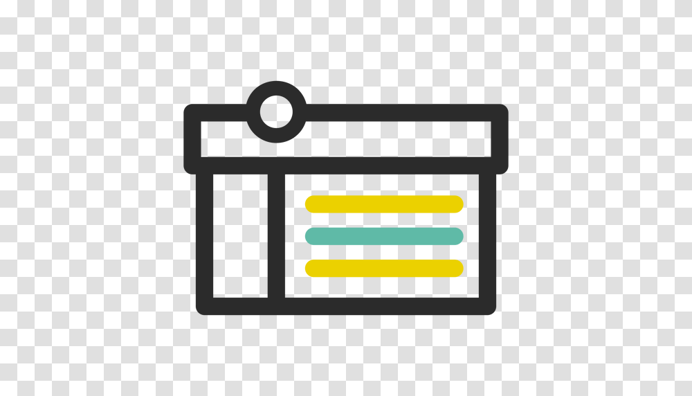 Icono De Cuadro De Compras, Mailbox, Letterbox, Cassette Transparent Png