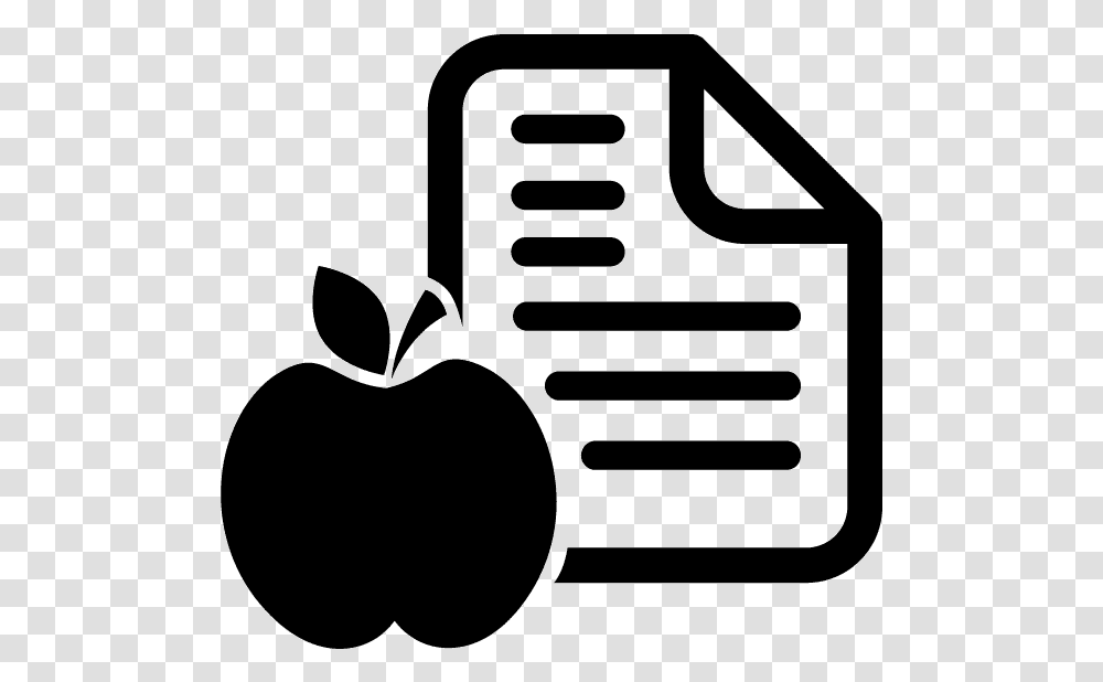 Icono De Documento, Plant, Fruit, Food, Apple Transparent Png