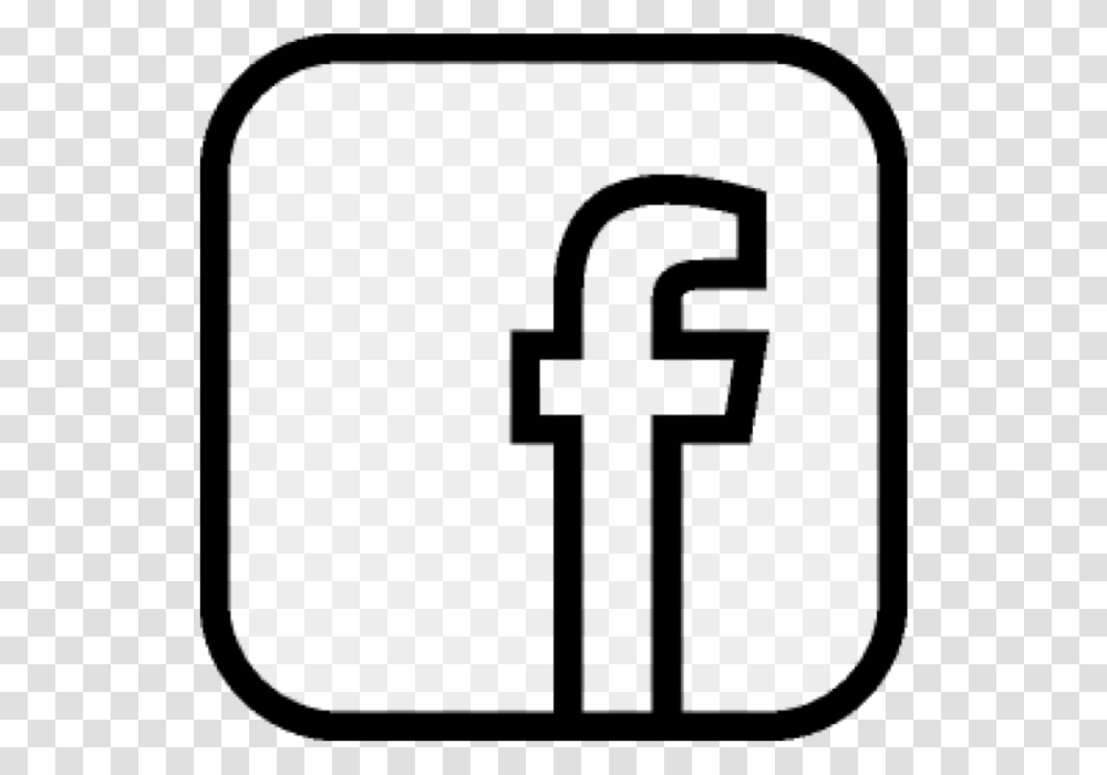 Icono De Facebook F Facebook F Como Nosotros Y Vector Para, Cross, Stencil Transparent Png