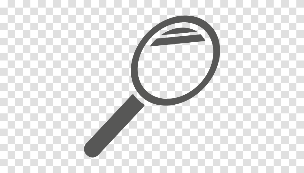 Icono De Lupa Plana, Magnifying Transparent Png