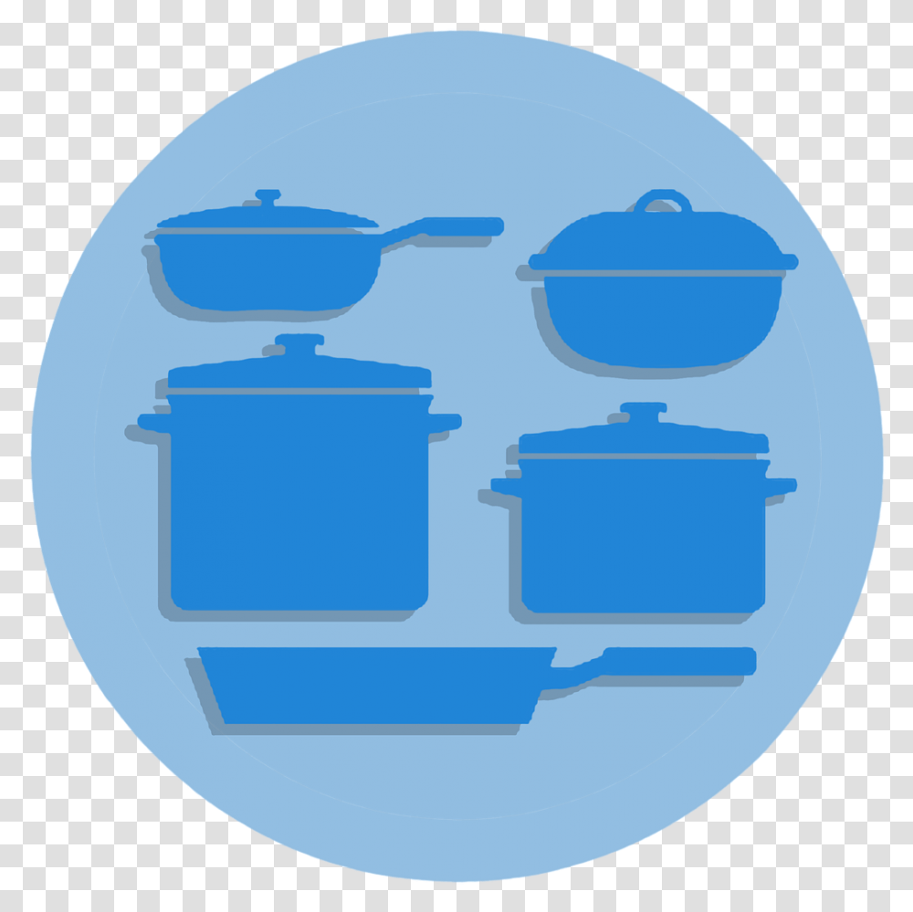 Icono De Pc Cocinar Los Alimentos Cocina Smbolo Blue Cooking Icon Hd, Outer Space, Astronomy, Universe, Planet Transparent Png