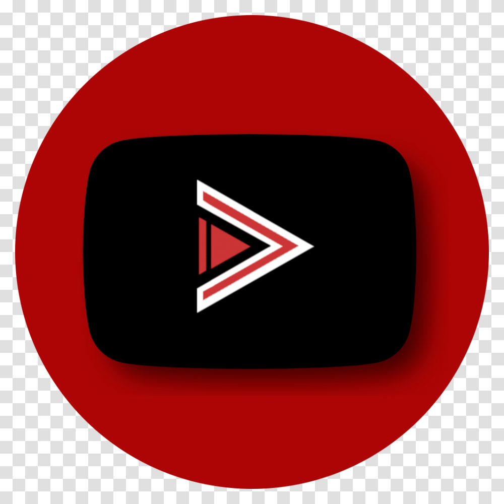 Icono De Youtube Circle, Logo, Trademark Transparent Png