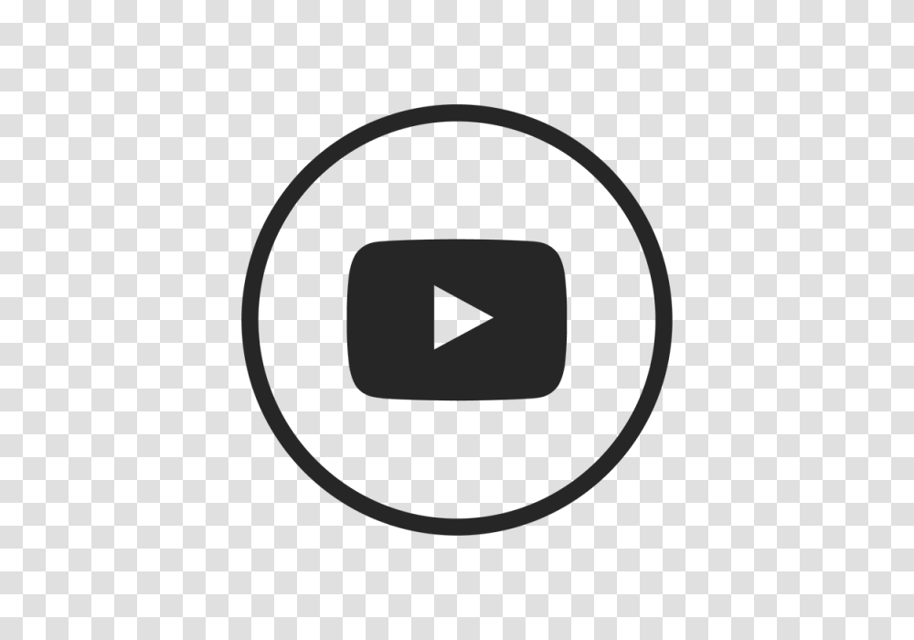 Icono De Youtube Youtube Negro Blanco Y Vector Para Descargar, Logo, Trademark Transparent Png