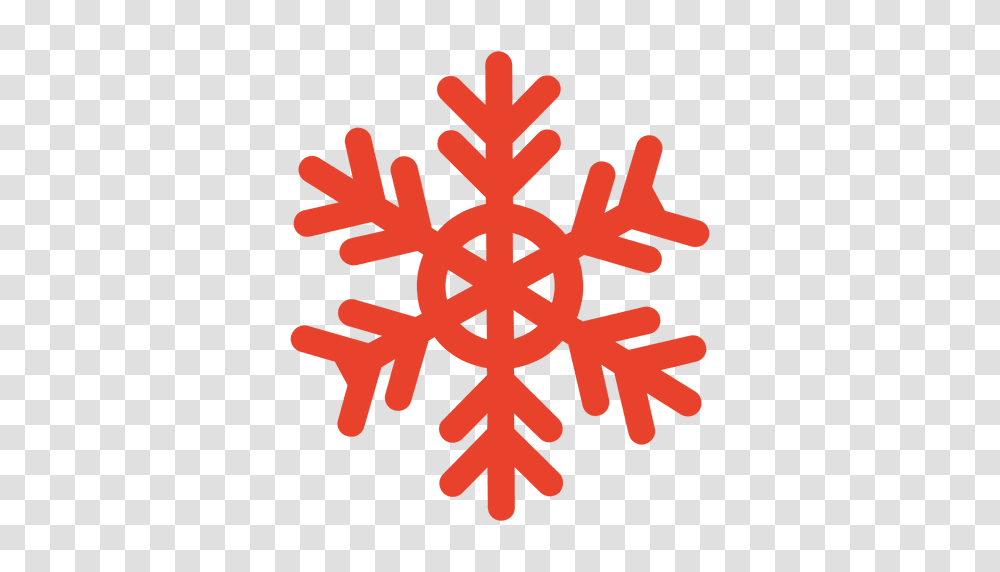 Icono Del Copo De Nieve De Naranja, Snowflake Transparent Png