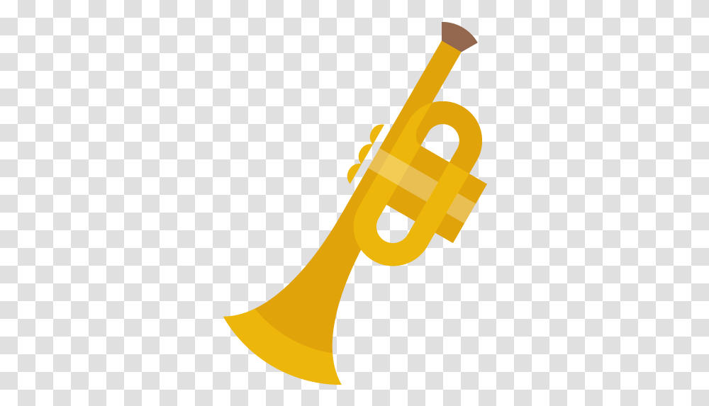 Icono La Trompeta El Musical Instrumento Gratis De Trompeta Icono, Horn, Brass Section, Trumpet, Cornet Transparent Png