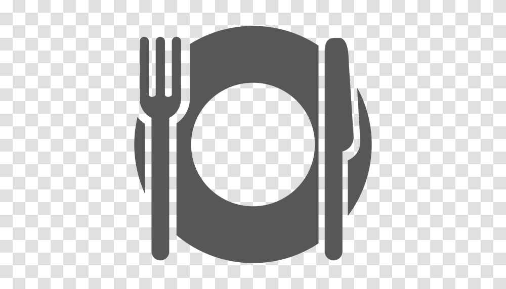 Icono Plato, Fork, Cutlery, Light Transparent Png