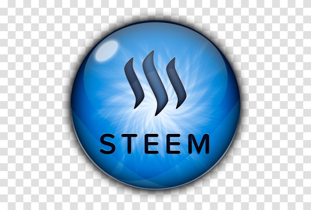 Icono Steem 3d Azul Steem, Sphere, Ball, Sport, Sports Transparent Png