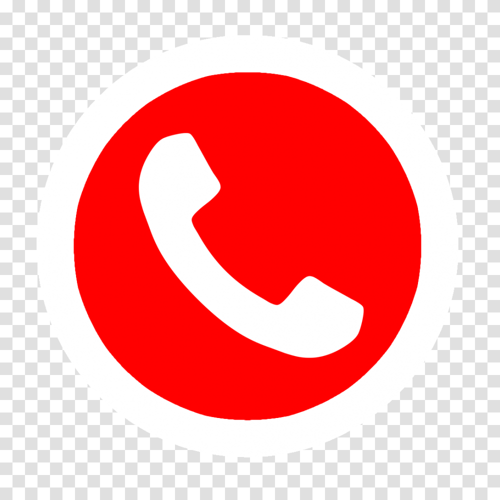 Icono Telefono Rojo Image, Logo, Number Transparent Png