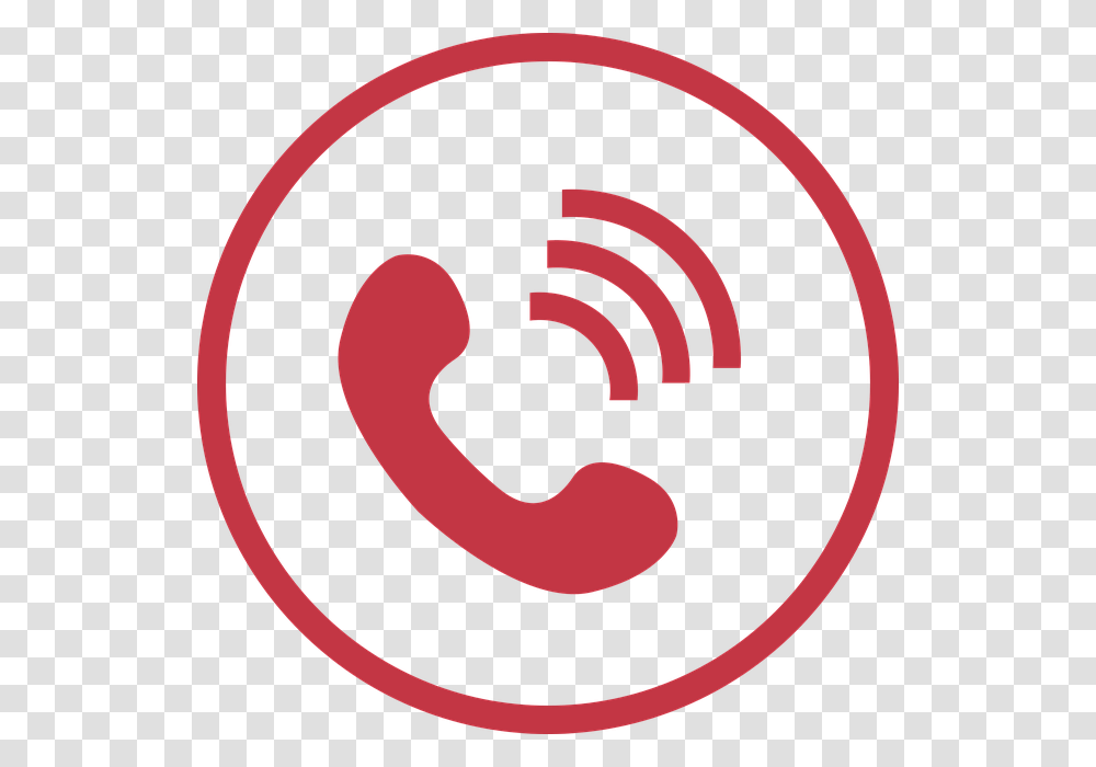 Icono Telefono Rojo, Spiral, Coil Transparent Png