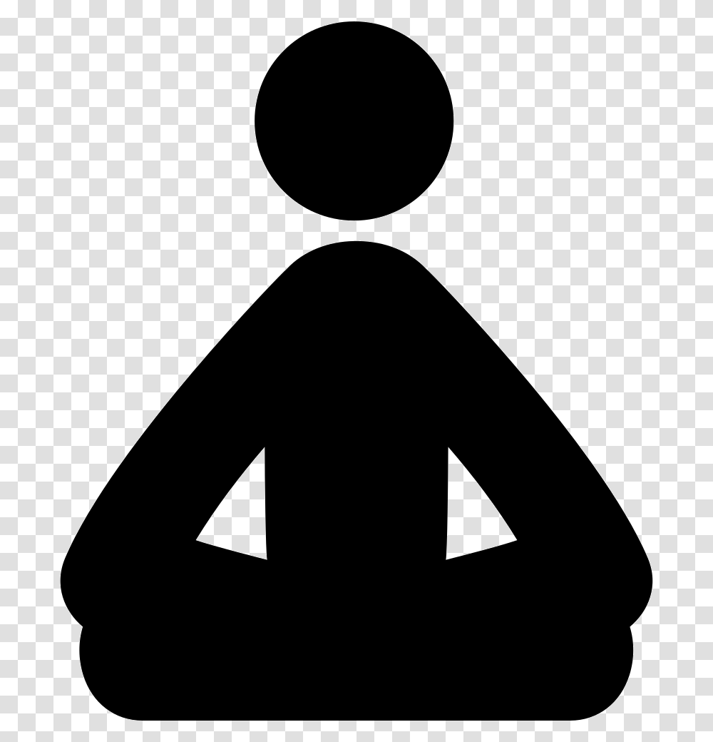 Icono Yoga, Silhouette, Stencil, Logo Transparent Png