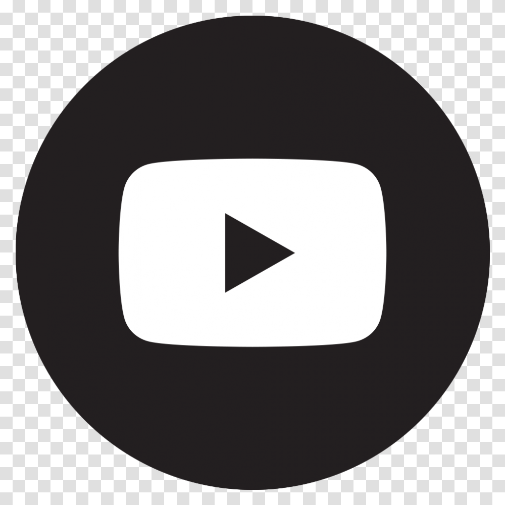 Icono Youtube Negro Download Black Youtube Logo, Trademark Transparent Png