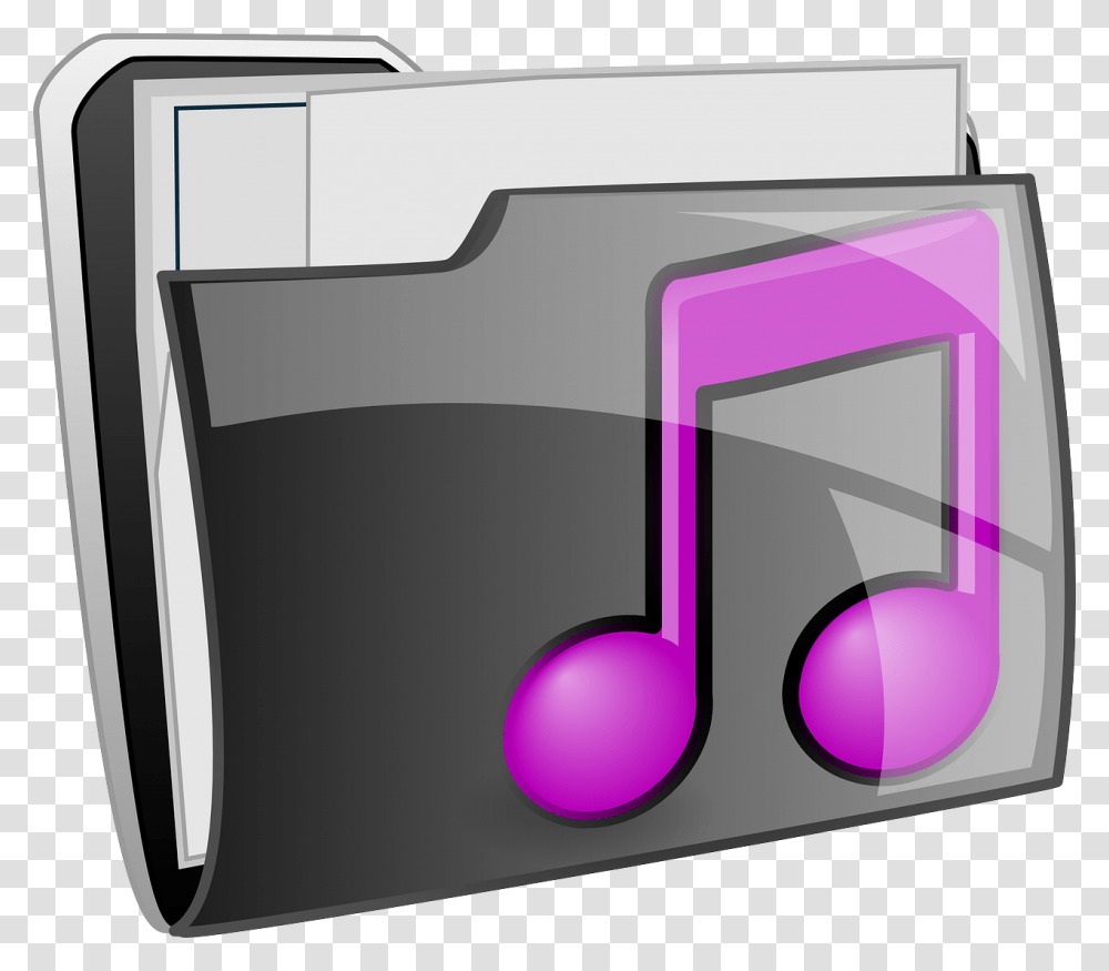 Iconos De Carpetas De Musica, File Binder, File Folder, Label Transparent Png