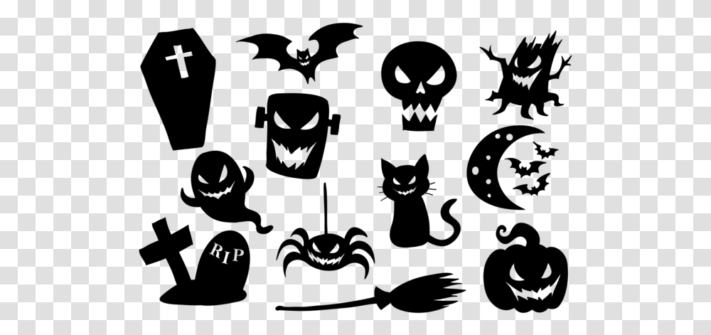 Iconos De Halloween Vector Halloween Vector Icon Free, Gray, World Of Warcraft Transparent Png