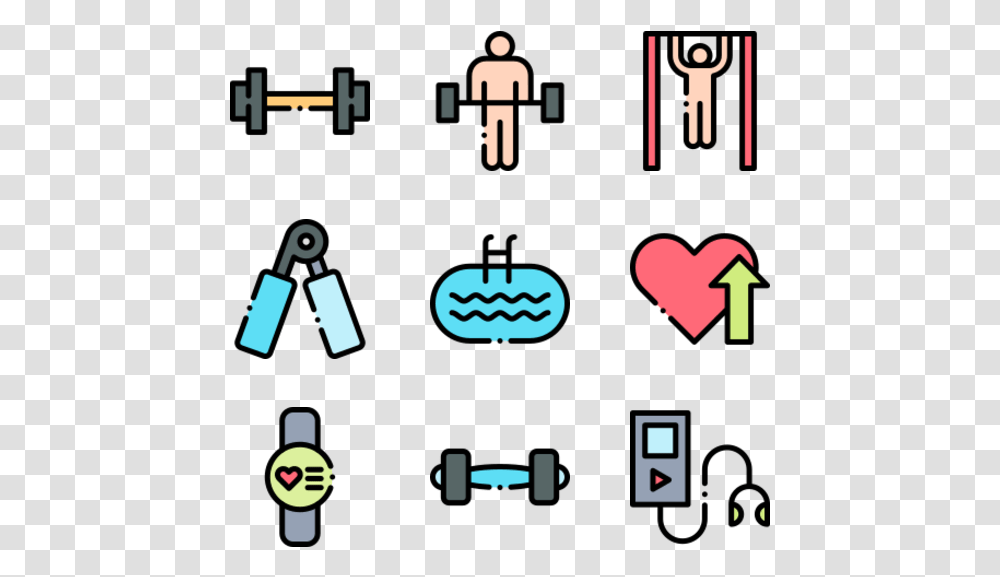 Iconos Gym, Hand, Alphabet Transparent Png