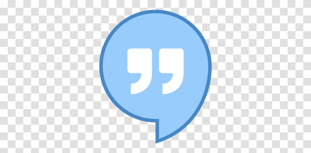 Iconos Hangout Descarga Gratuita Y Vectorial Blue Hangouts Icon, Pillow, Cushion, Text, Hand Transparent Png