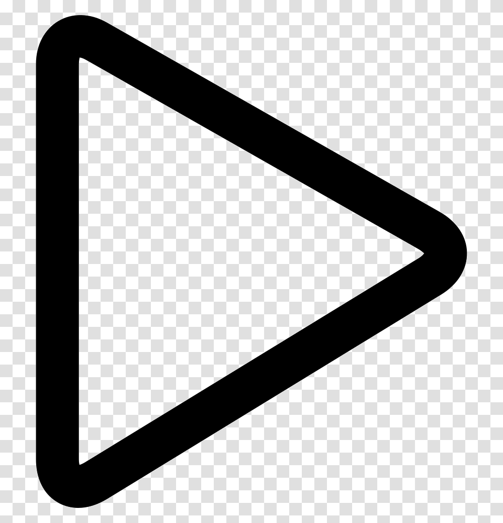 Iconos Triangle Play Button Transparent Png