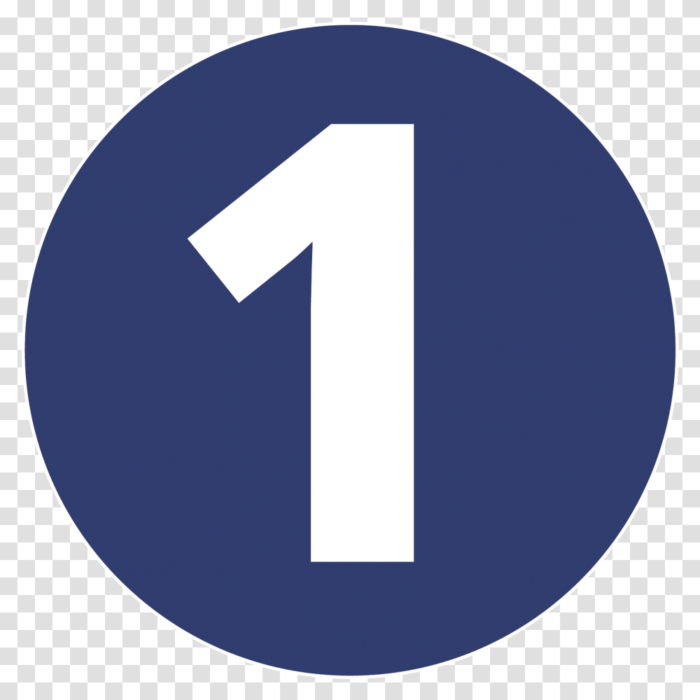 Icons 1 Circle Circle, Number Transparent Png