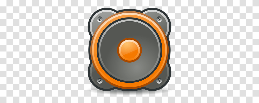 Icons Electronics, Gong, Musical Instrument, Speaker Transparent Png