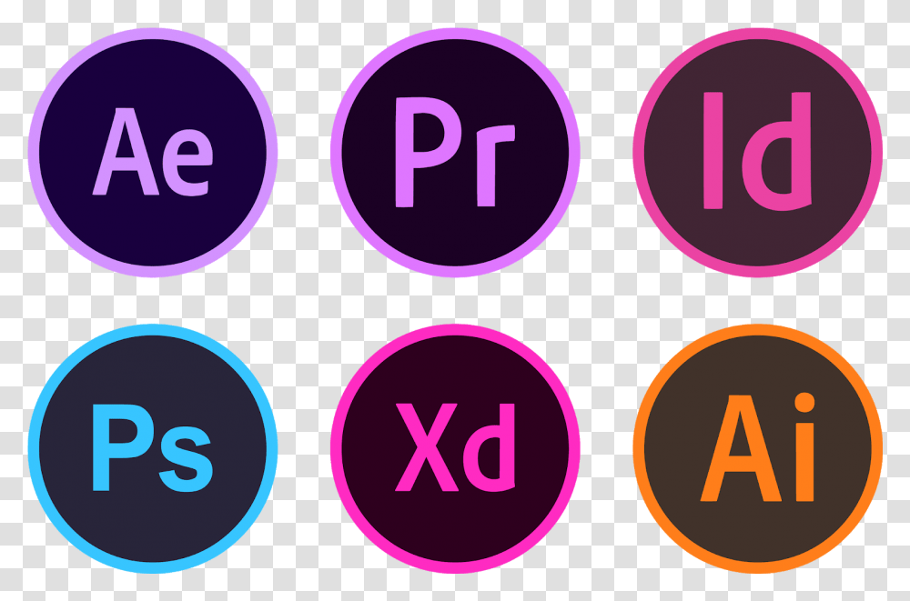 Icons Adobe Illustrator Photoshop Premiere Pro Logo Circle, Number, Symbol, Text, Alphabet Transparent Png