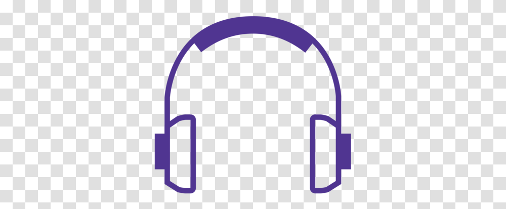 Icons Black Headphones Purple, Number, Electronics Transparent Png