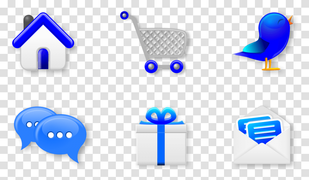 Icons Blue Clip Arts Icon, Gift Transparent Png