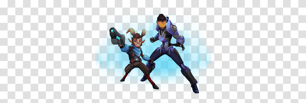 Icons Combat Arena' 'super Smash Bros' Like Freetoplay Fictional Character, Person, Costume, Overwatch, Duel Transparent Png