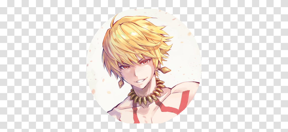 Icons De Gilgamesh Blonde Boy Anime Characters, Manga, Comics, Book, Person Transparent Png