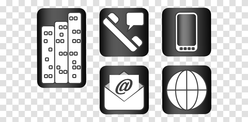 Icons For Business Cards Emblem, Electronics, Computer Transparent Png