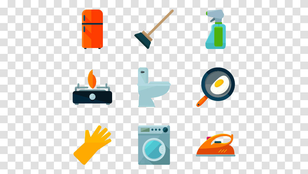 Icons For Home Appliance, Electronics Transparent Png