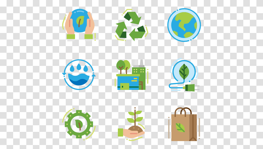 Icons Free Ecology Vector Icon Travel, Recycling Symbol, Number Transparent Png