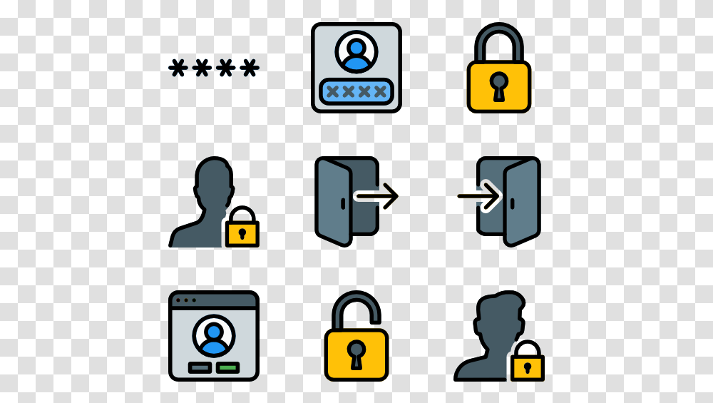 Icons Free Vector Login Icona, Lock, Security Transparent Png