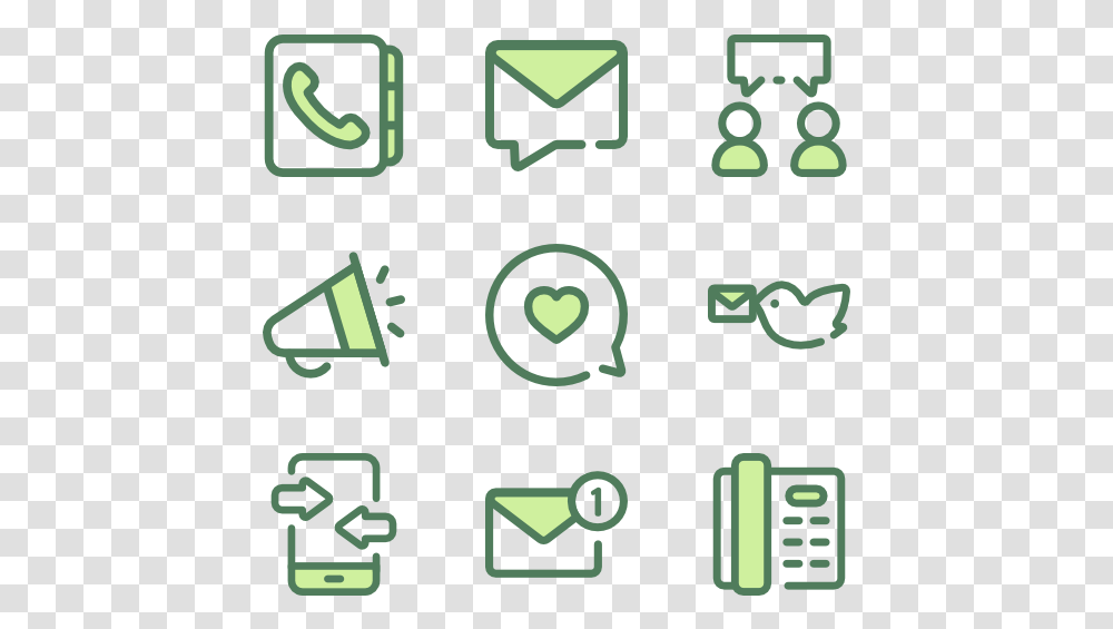 Icons Green, Recycling Symbol, Calculator, Electronics Transparent Png