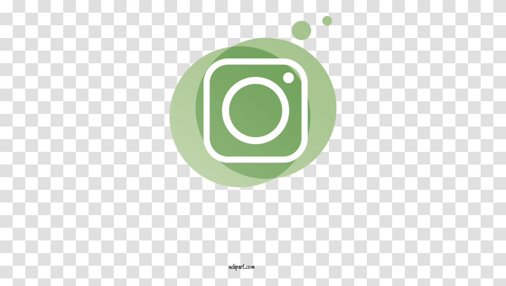 Icons Logo Font Green For Instagram Icon Instagram Icon Instagram Green Icon, Tennis Ball, Sport, Plant, Label Transparent Png