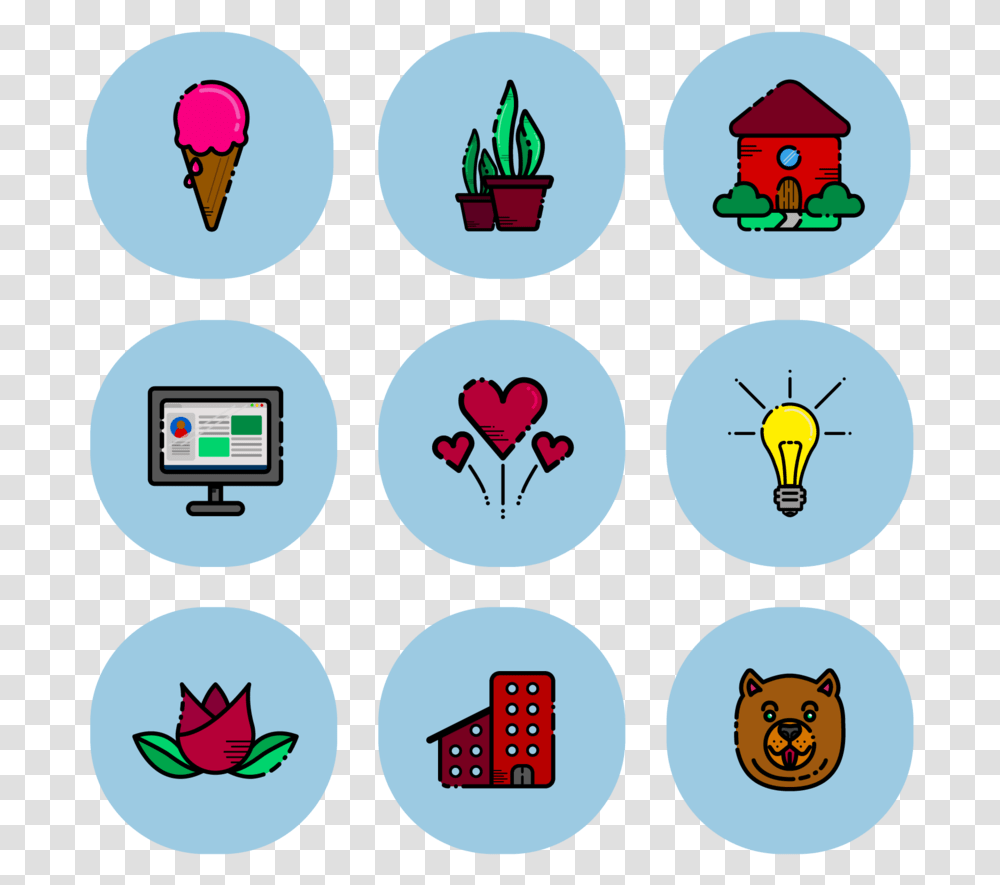 Icons, Label, Screen Transparent Png