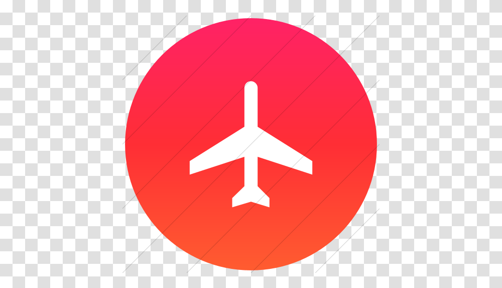 Iconsetc Flat Circle White Airport Icon Circle, Symbol, Transportation, Vehicle, Star Symbol Transparent Png