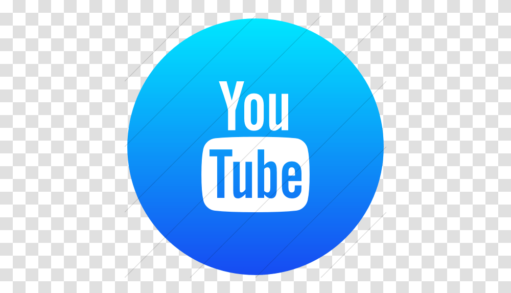 Iconsetc Flat Circle White Circle Youtube Icon Blue, Sphere, Balloon, Text, Word Transparent Png