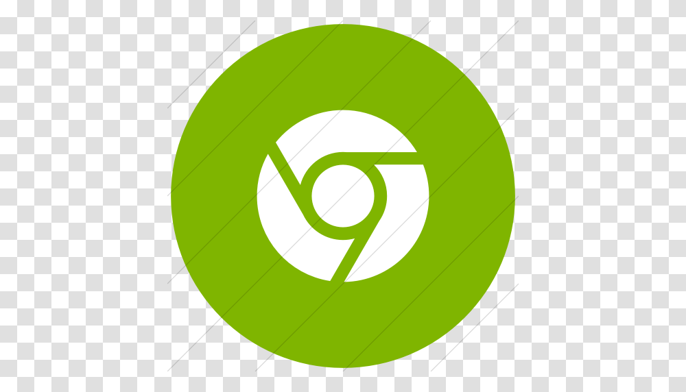 Iconsetc Flat Circle White On Green Social Media Chrome Icon, Tennis Ball, Sport, Sports, Logo Transparent Png