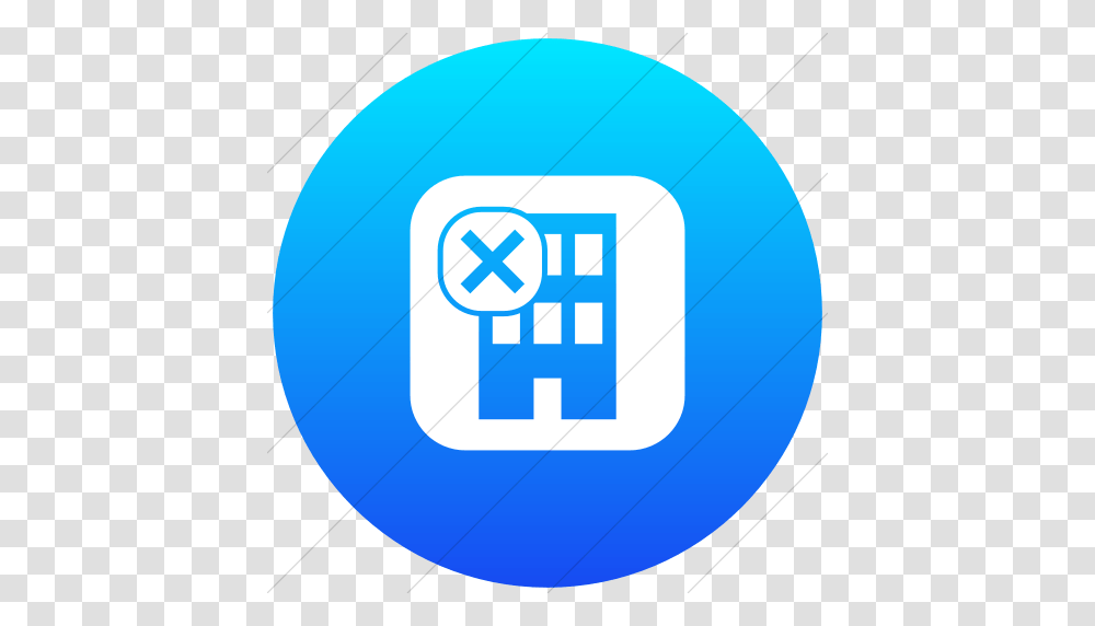 Iconsetc Flat Circle White On Ios Blue Gradient Ocha, Balloon, Number Transparent Png