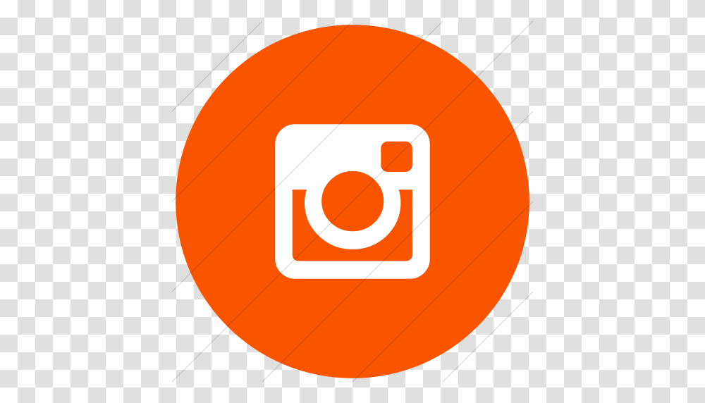 Iconsetc Flat Circle White On Orange Bootstrap Font Awesome, Logo, Trademark Transparent Png
