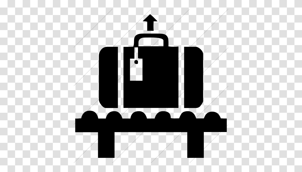 Iconsetc Simple Black Classica Baggage Claim Icon, Gray, World Of Warcraft Transparent Png