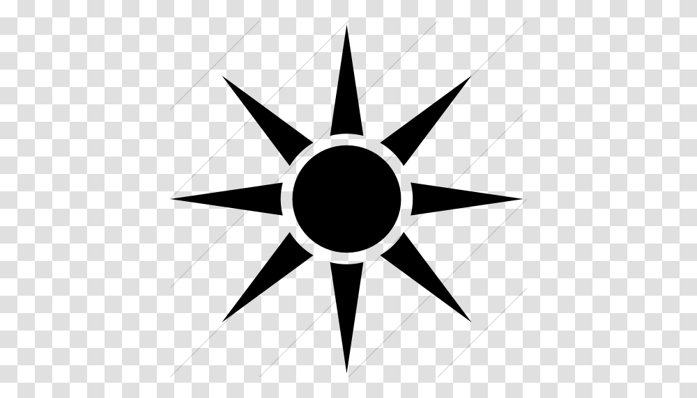 Iconsetc Simple Black Classica Sunburst Icon, Gray, World Of Warcraft Transparent Png