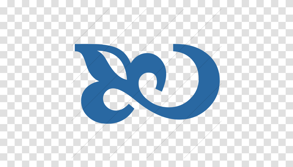 Iconsetc Simple Blue Classica Flourish Icon, Alphabet, Logo Transparent Png