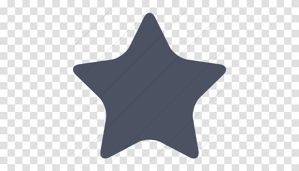 Iconsetc Simple Blue Gray Raphael Star Solid Rounded Icon Pink Star, Symbol, Star Symbol, Axe, Tool Transparent Png