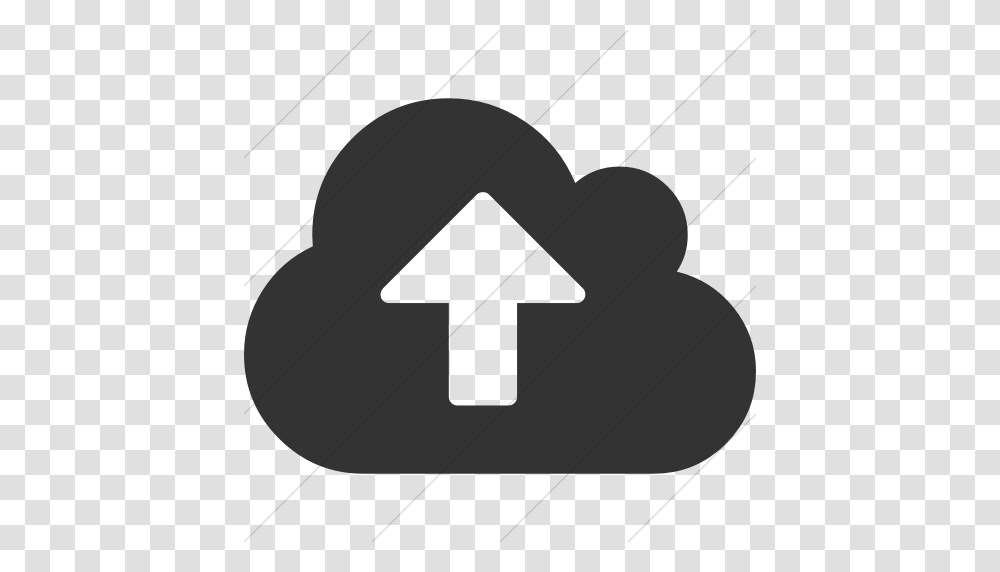 Iconsetc Simple Dark Gray Bootstrap Font Awesome Cloud Upload Icon, Apparel, Silhouette, Mailbox Transparent Png