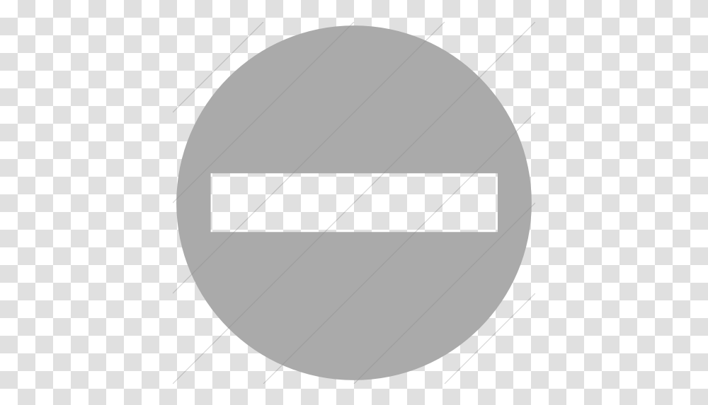 Iconsetc Simple Gray Aiga No Entry Icon Dot, Sphere, Text Transparent Png