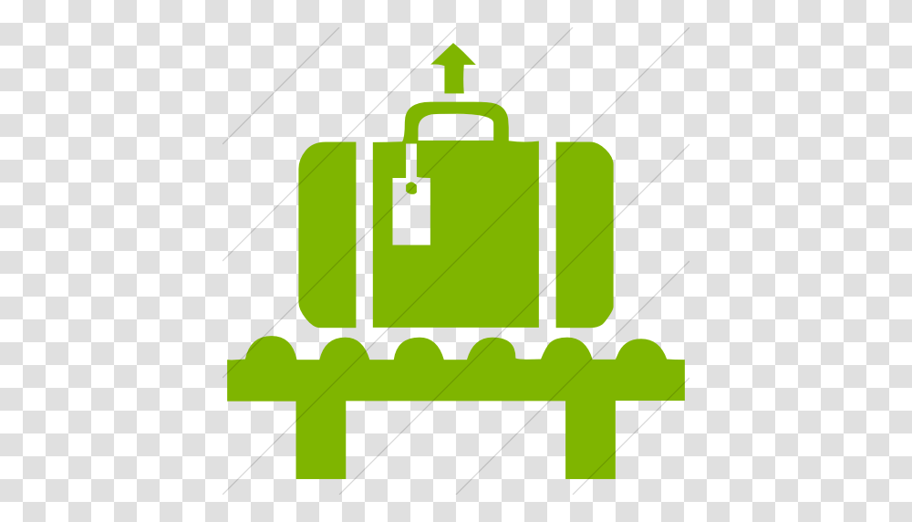 Iconsetc Simple Green Classica Baggage Claim Icon, First Aid, Briefcase Transparent Png