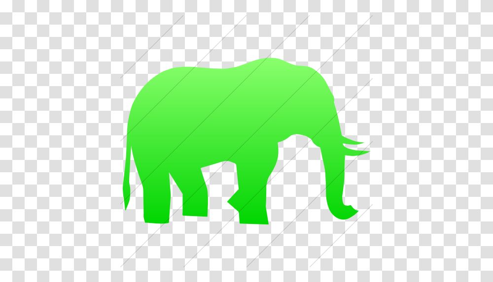 Iconsetc Simple Ios Neon Green Gradient Animals African Big, Mammal, Wildlife, Aardvark Transparent Png