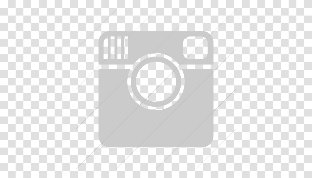 Iconsetc Simple Light Gray Foundation Instagram Blanco Y Negro, Camera, Electronics, Appliance, Washer Transparent Png