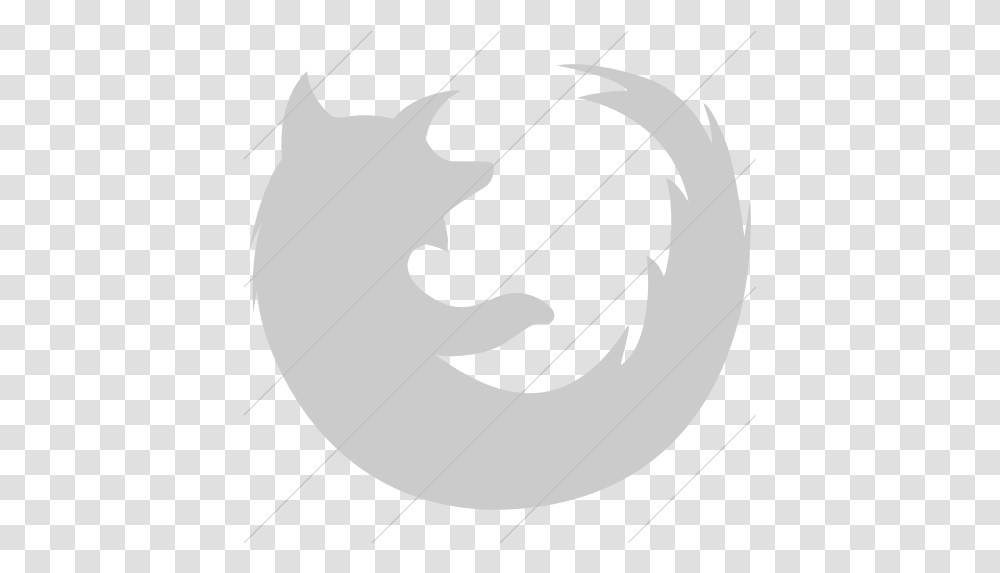 Iconsetc Simple Light Gray Socialmedia Firefox Icon Mozilla Icon Orange, Symbol, Soccer Ball, Football, Team Sport Transparent Png