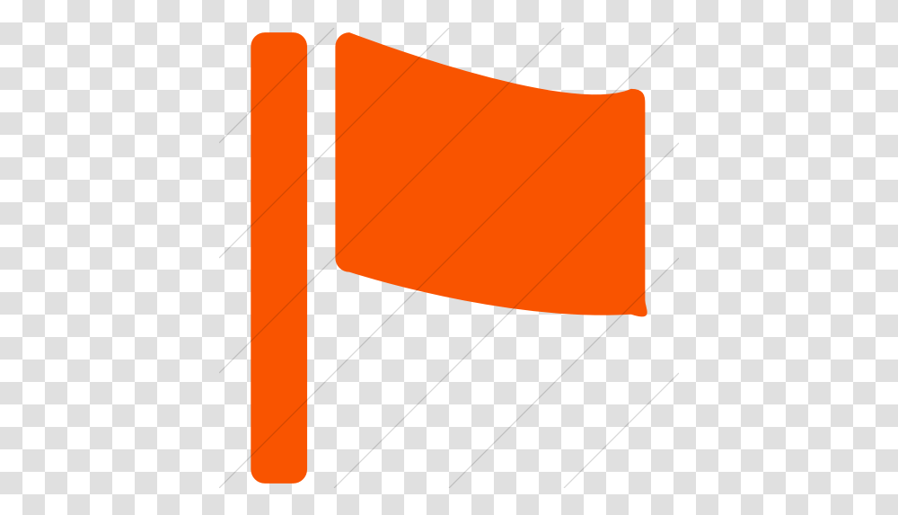 Iconsetc Simple Orange Broccolidry Flag Icon Vertical, Symbol, Sign, Road Sign Transparent Png